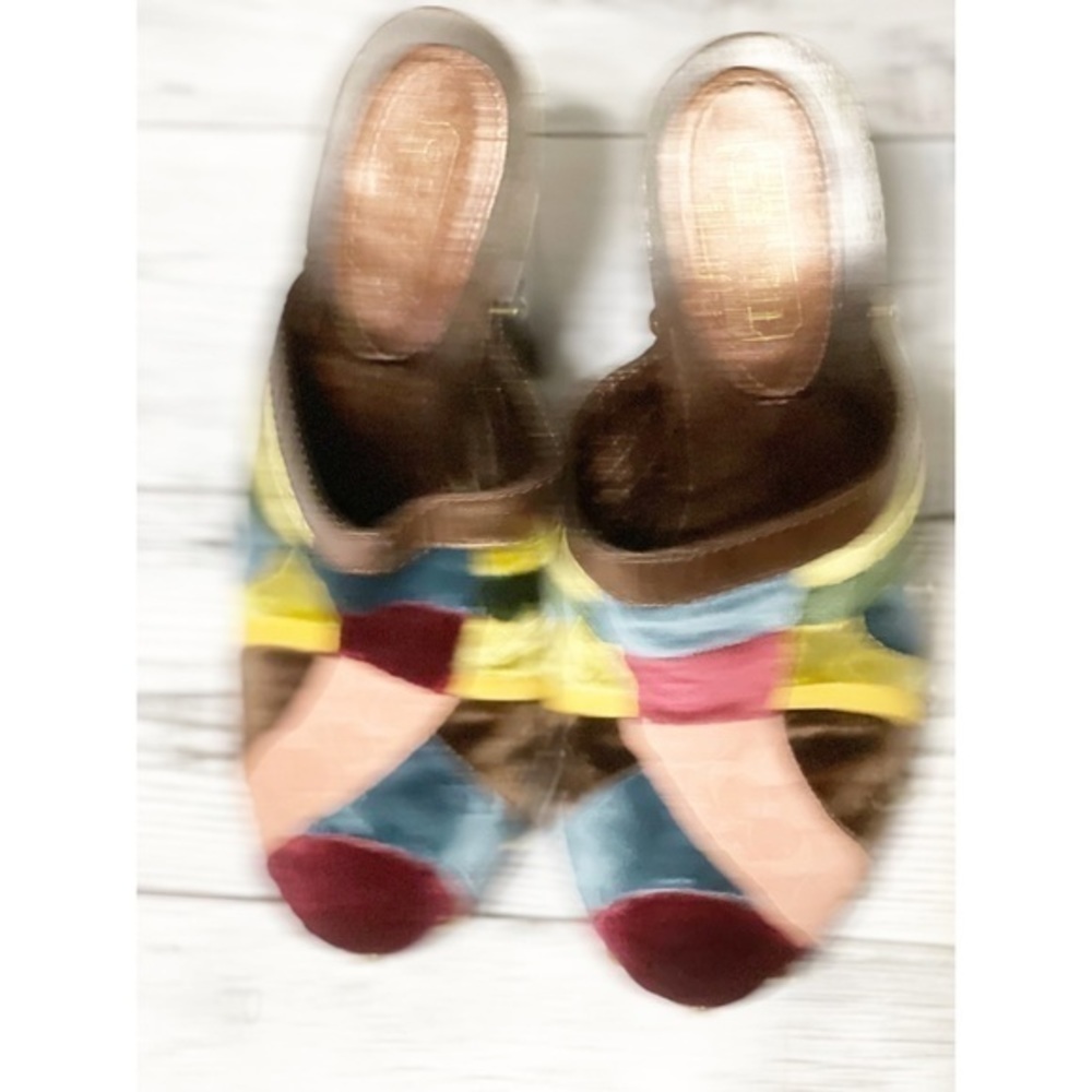 Coach Estelle Ergo Patchwork Mules - Picture 5 of 8